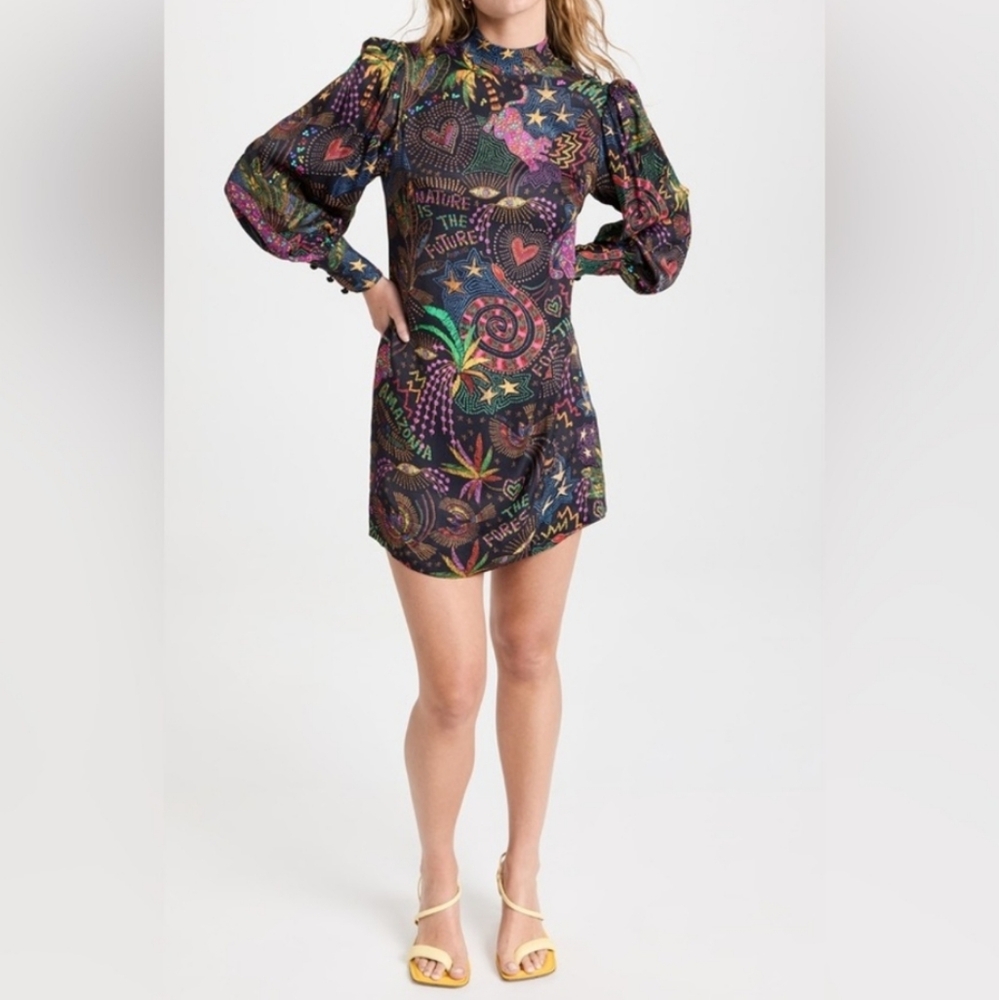 Farm Rio Amazonia Mini Dress - Picture 8 of 16